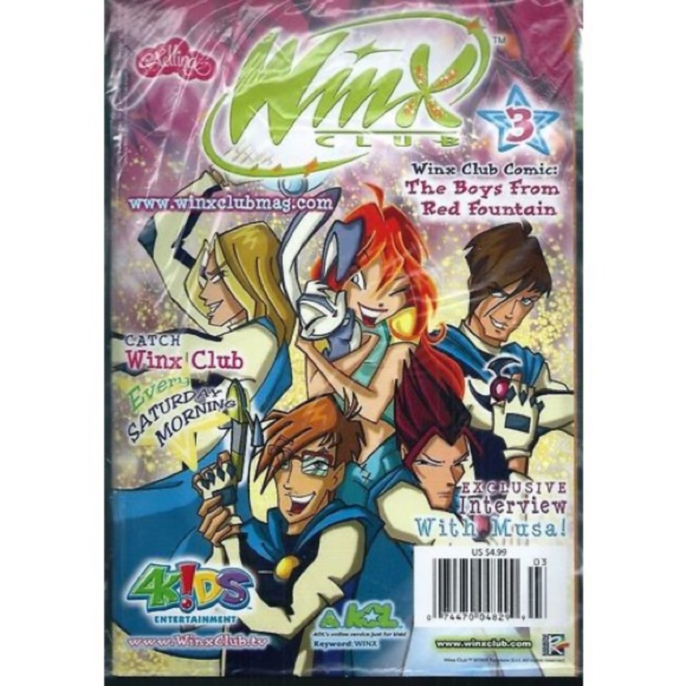 Authentic Rare Winx Club Comic Magazine #3